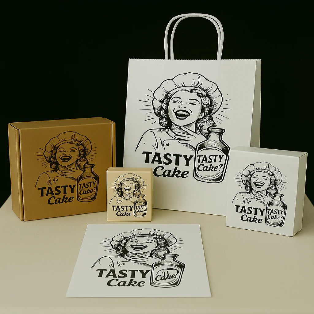Branding Stamp for Small Business Packaging