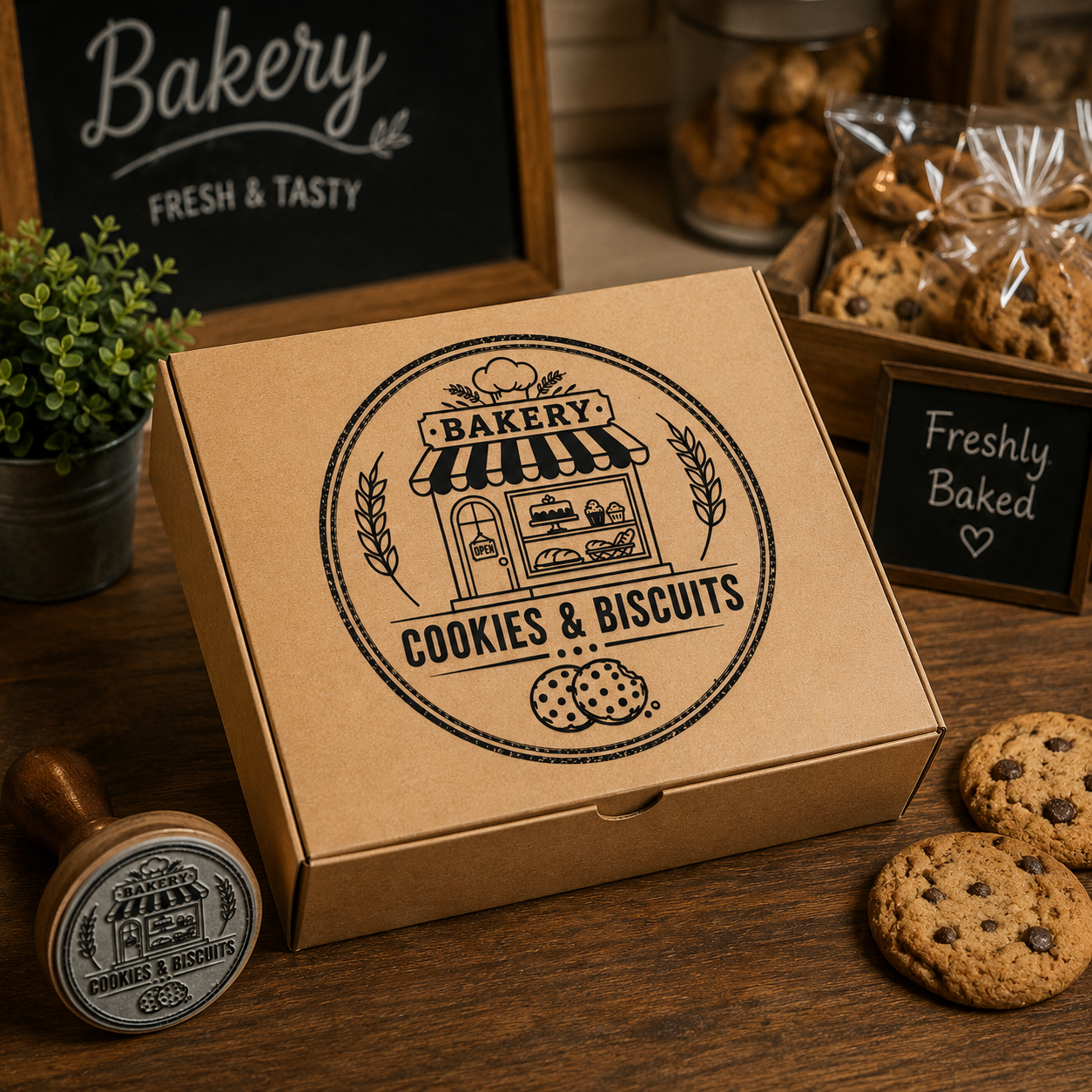 Big Custom Stamp for Juice & Smoothie Bar | Logo Stamp – StampMyMark®
