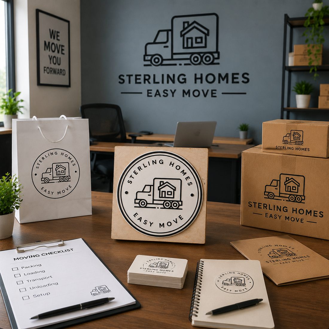 Big Custom Stamp for Moving & Packing Service | Logo Stamp – StampMyMark®
