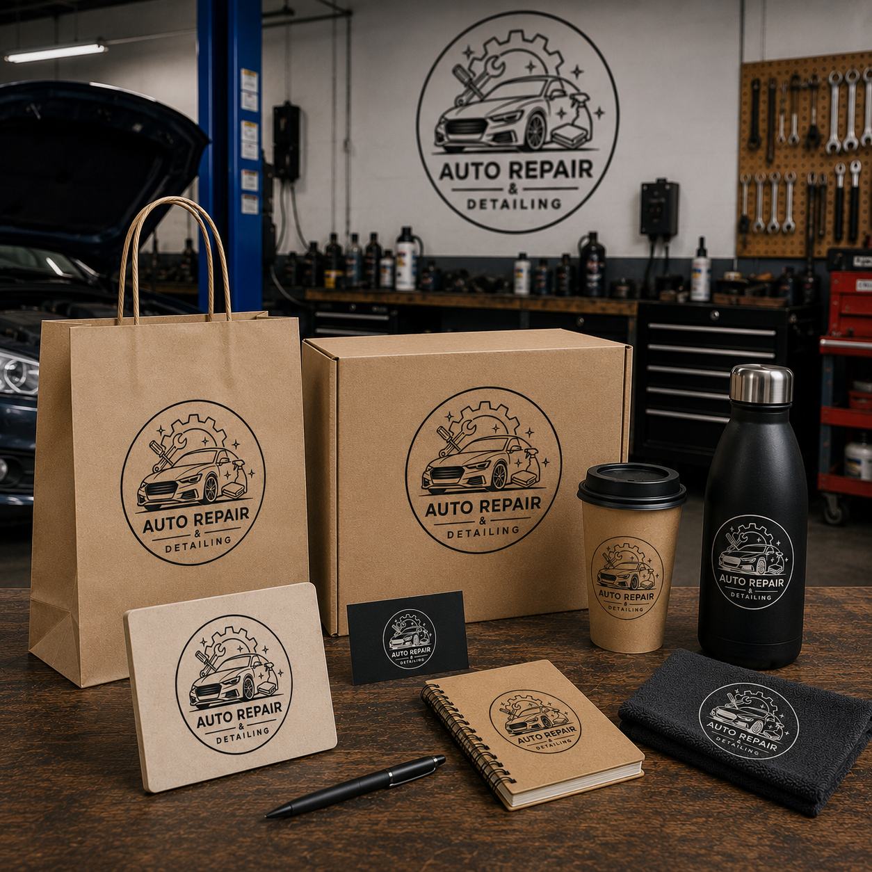 Big Custom Stamp for Auto Repair / Detailing | Logo Stamp – StampMyMark®