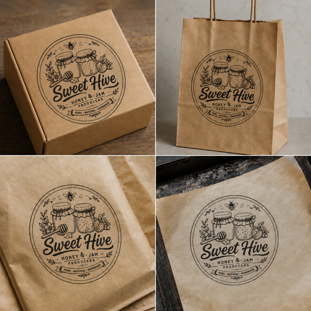 Big Custom Stamp for Honey & Jam Producers | Logo Stamp – StampMyMark®