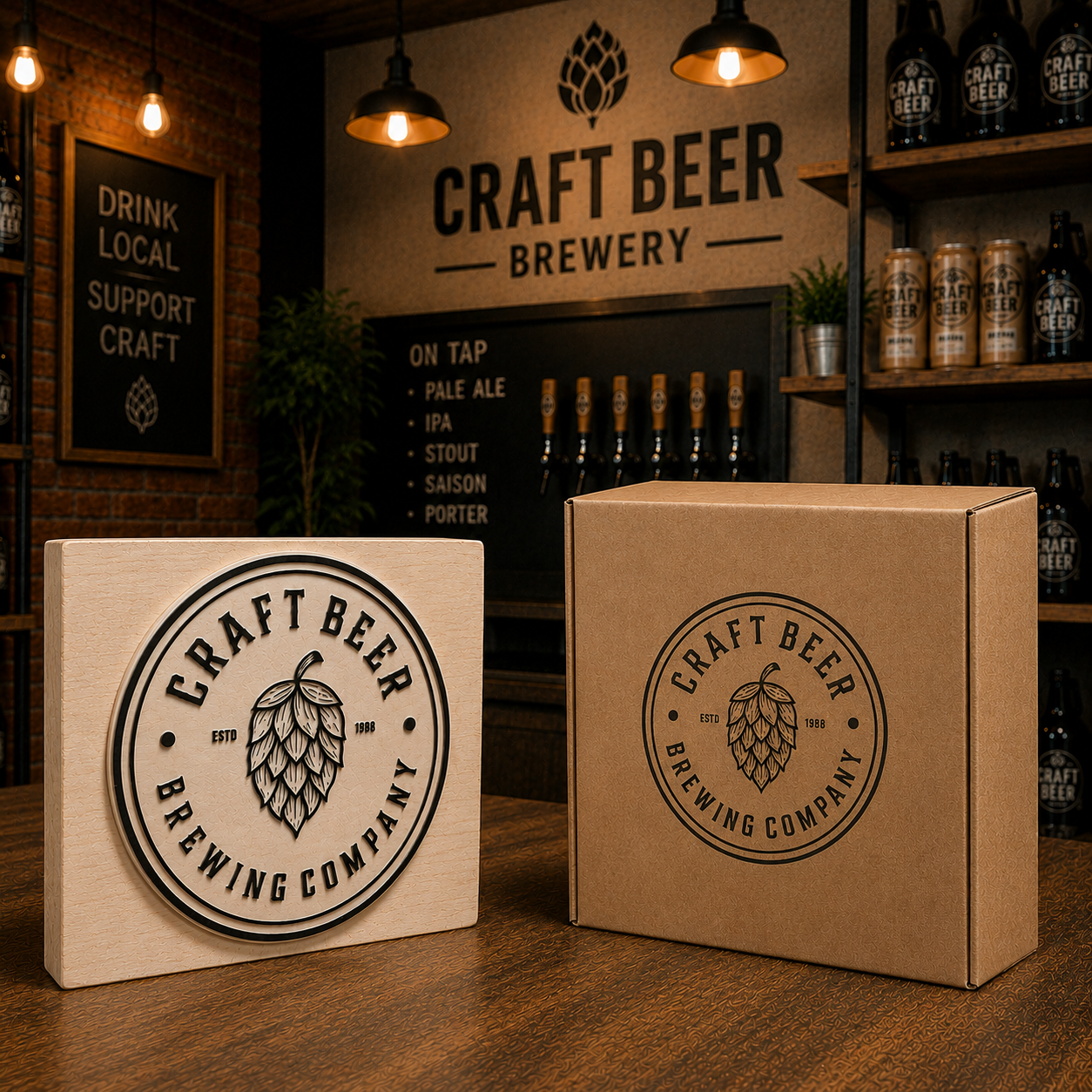 Big Custom Stamp for Brewery / Craft Beer | Logo Stamp – StampMyMark®