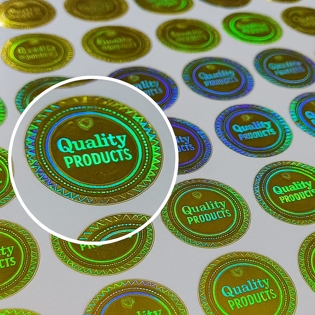 Quality Hologram Security Sticker 15mm (1000 Pack)