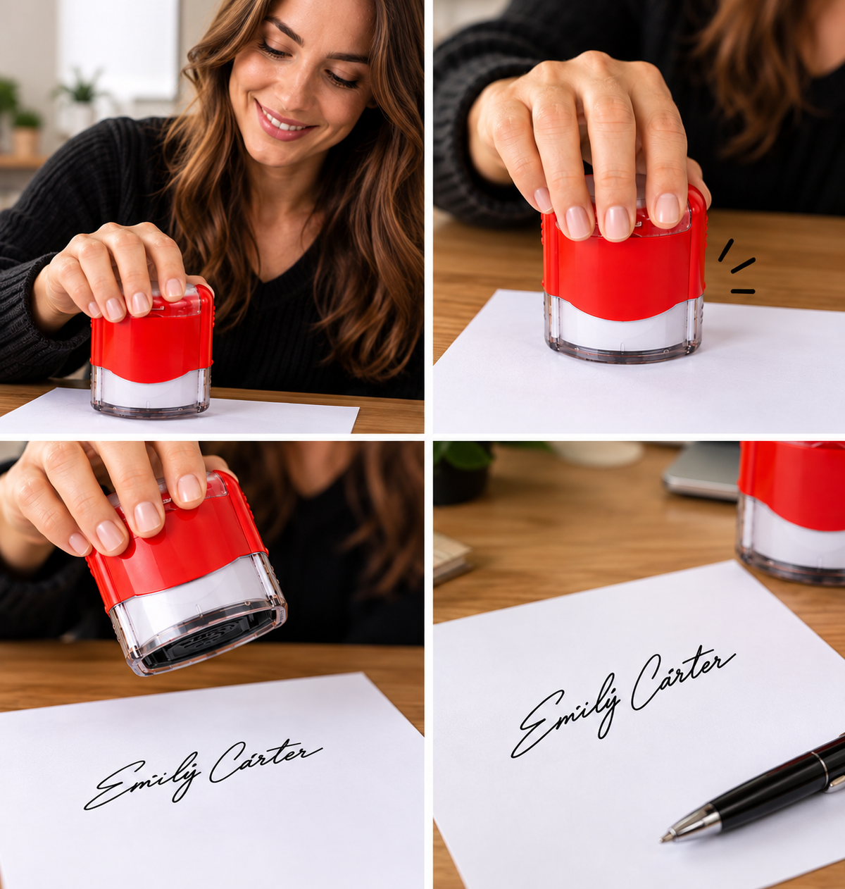 Custom Signature Stamp from Handwriting – Self Inking