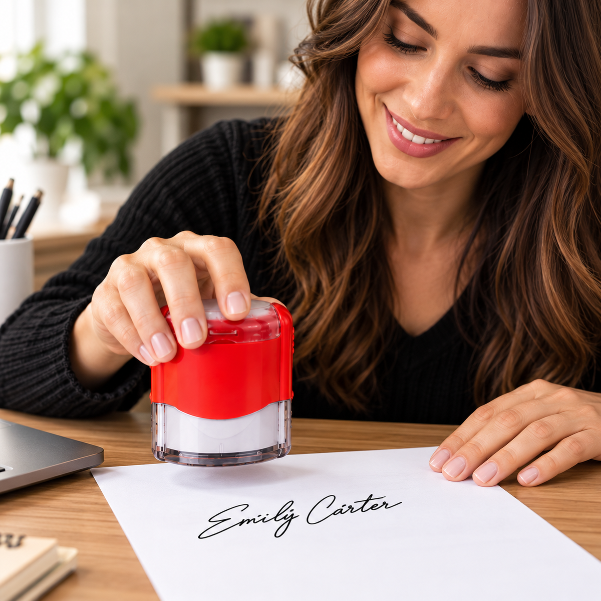 Custom Signature Stamp from Handwriting – Self Inking