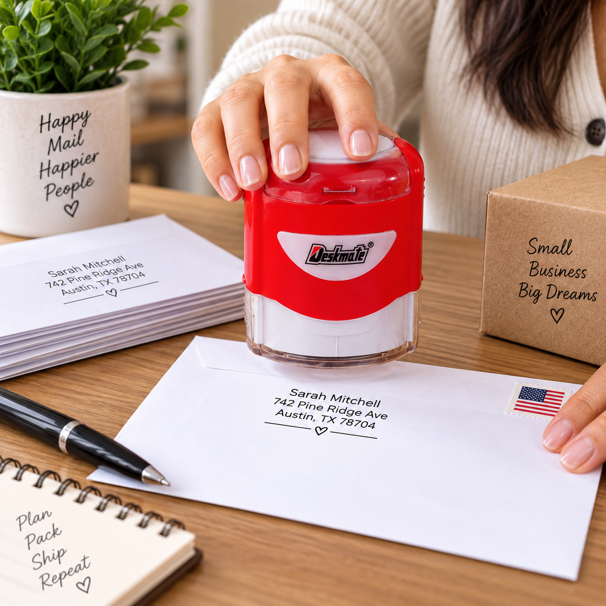 Self-Inking Return Address Stamp – Personalized