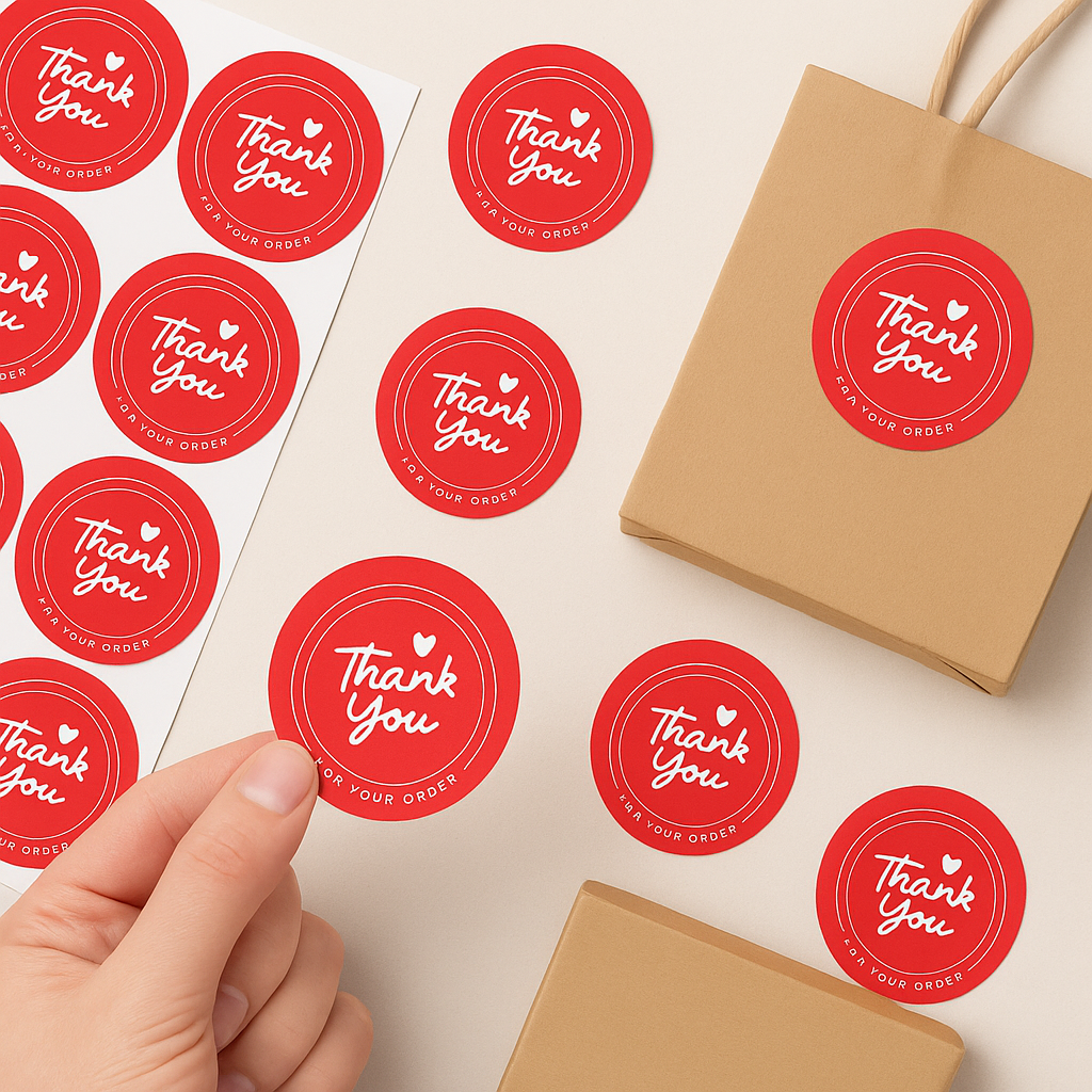 Thank You Stickers 1.5" (Pack of 250) – StampMyMark®