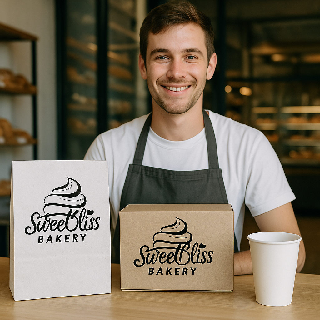 Branding Stamp for Small Business Packaging