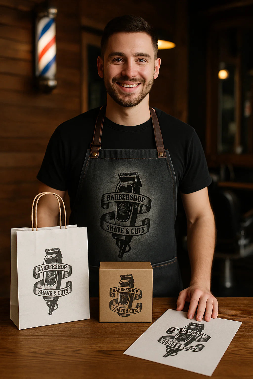 Branding Stamp for Small Business Packaging