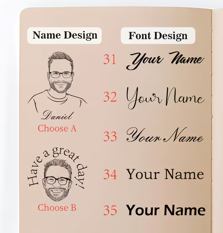 Custom Couple Stamp By StampMyMark®