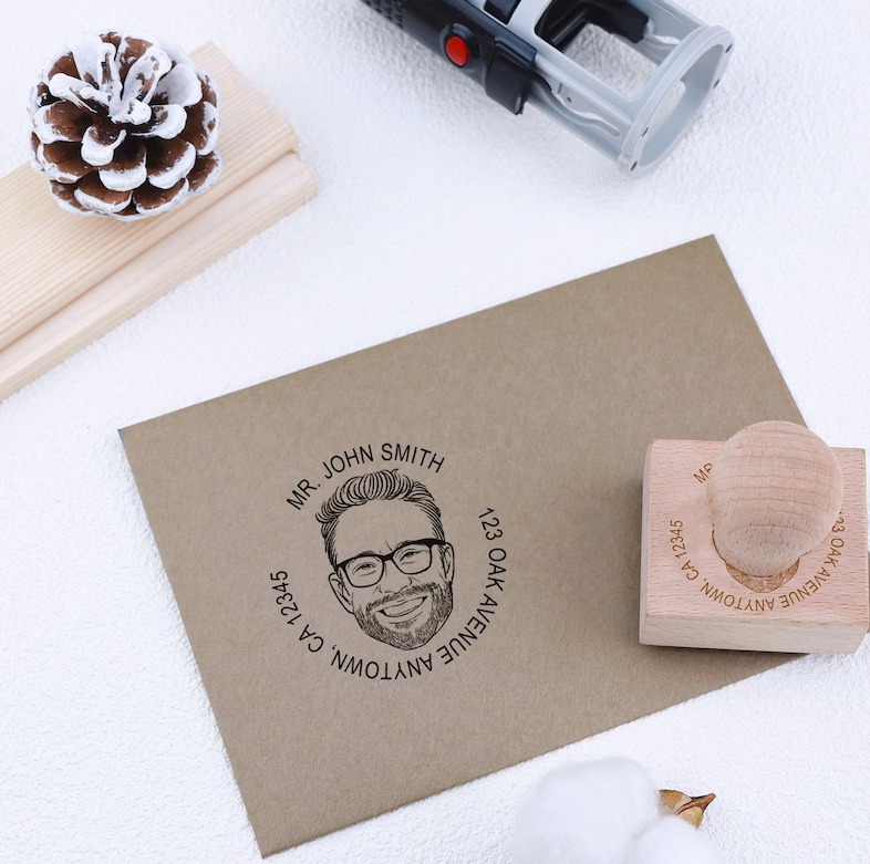 Custom Portrait Stamp By StampMyMark®