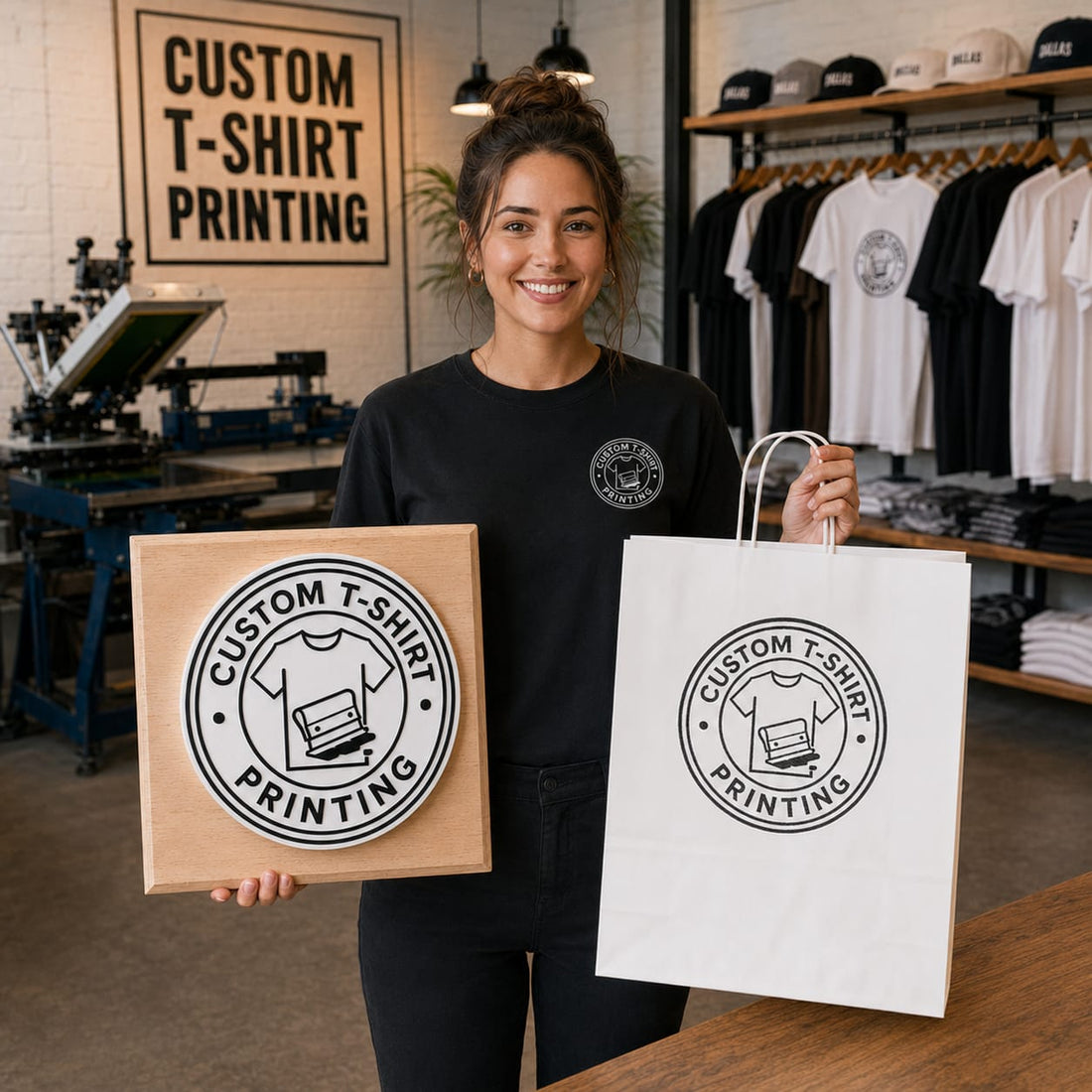 Big Custom Stamp for Custom T-Shirt Printing | Logo Stamp – StampMyMark®