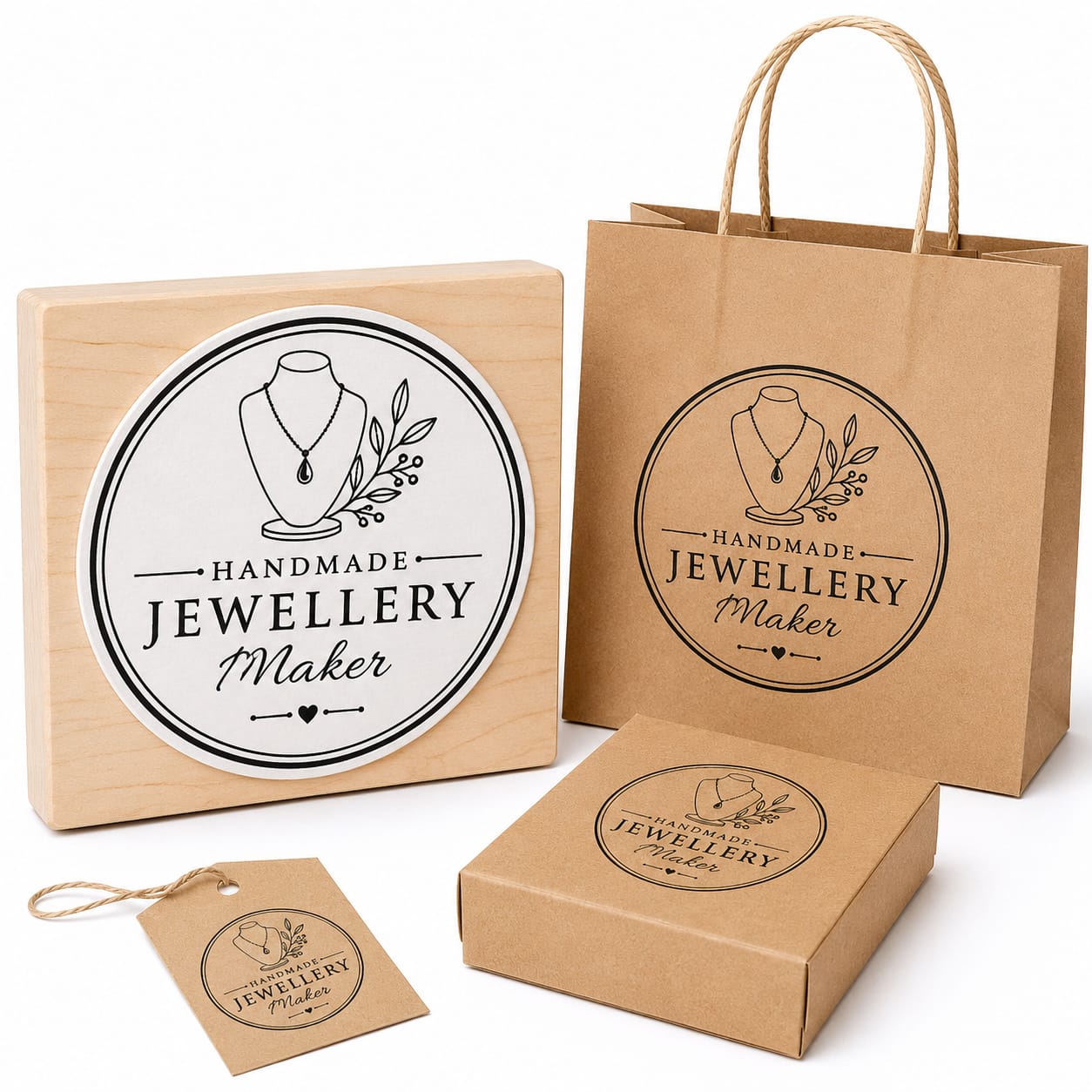 Big Custom Stamp for Handmade Jewelry Maker | Logo Stamp – StampMyMark®