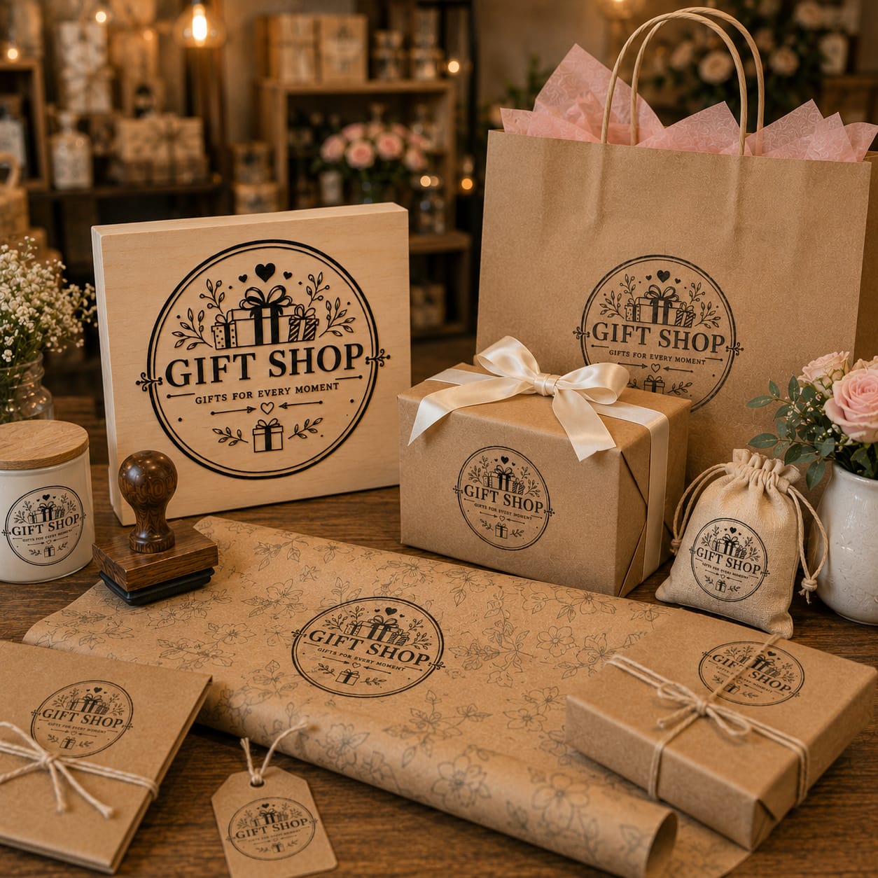 Big Custom Stamp for Gift Shop | Logo Stamp – StampMyMark®